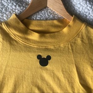 Yellow Disney crop top